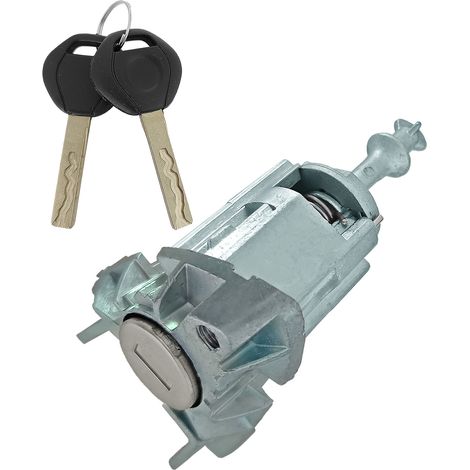 Barillet de serrure de porte conducteur gauche avec 2 clés, remplacement pour X5 E53 51217035421 (1/5)