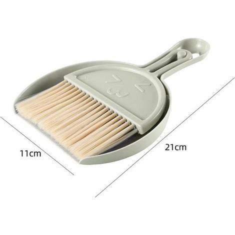 pieza，Mini recogedor y escoba，Juego pequeño de escoba y recogedor，Mini escoba y recogedor，para limpiar toda la casa (1/4)