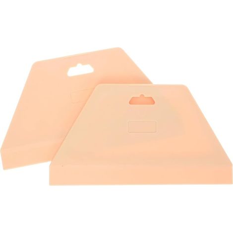 Outil de Lissage en Plastique 2 Pièces pour Papier Peint et Film Adhésif, Grattoir Plastique Rigide, Kit D’application pour Murs, Autocollants et Film Voiture, Bricolage Mural (1/5)
