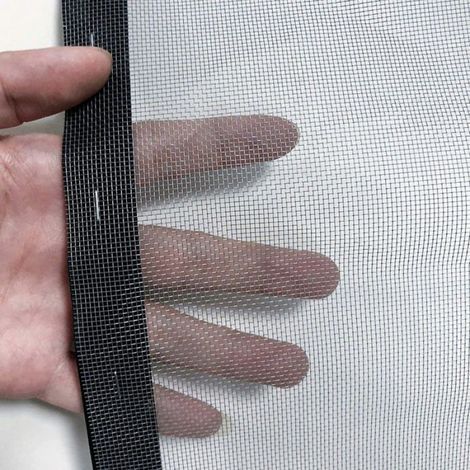 Moustiquaire autocollante pour fenêtres Noir (1/5)