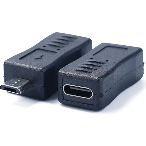 USB-C female to micro 5-pin male adapter for Android phones and tablets, charging and data adapter (1/5)