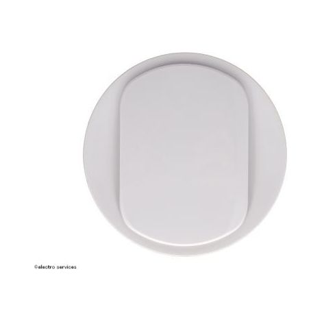 Legrand – Enjoliveur blanc pour mécanisme d'interrupteur et va-et-vient – Finition brillante – Plastique thermoplastique sans halogène – Résistance aux chocs IK04