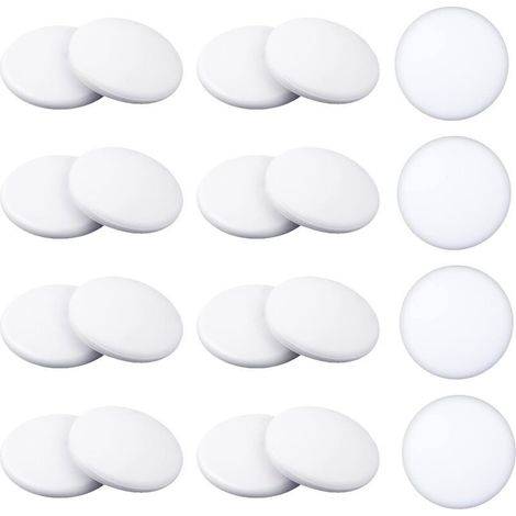 20 pièces butoir de porte protecteur mural adhésif protecteur de pare-chocs réutilisable protecteurs muraux en silicone absorbant des boutons de porte avec adhésif, gel absorbant les chocs pour protég (1/5)