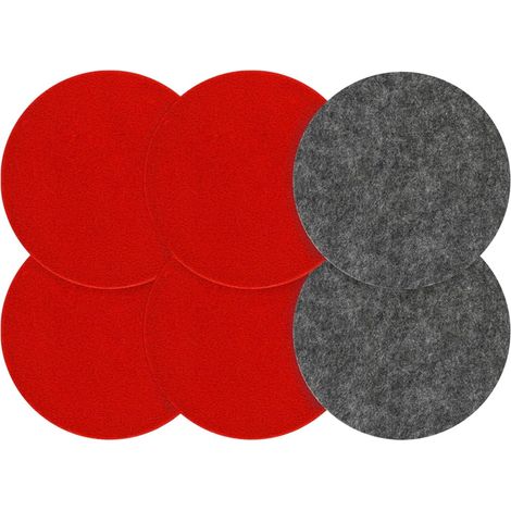 de polissage en feutre de 125 mm 5 pouces accessoire adhésif (1/4)
