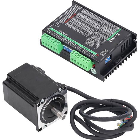 Zweiphasiger digitaler Schrittmotortreiber, geräuscharmer Controller für 57 Motoren, 20–50 V DC-Eingang (1/5)