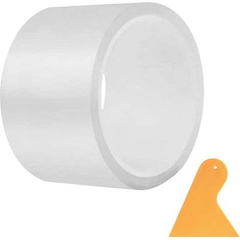 Film de Protection Transparent Auto-Adhésif 7cm x 10m, Autocollant Anti-Rayures Universel pour Seuil Bord Peinture de Voiture, Film Stickers de Voiture avec Spatule pour Porte Moto Vélo (1/5)