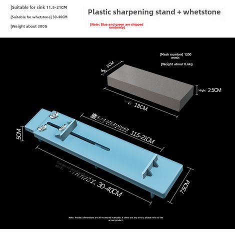 Support d'affûtage en acier inoxydable pour évier, pierre à aiguiser télescopique réglable, angle fixe, antidérapant, fourni par le fabricant (support d'outil d'affûtage [nouvelle version renforcée] + (1/5)