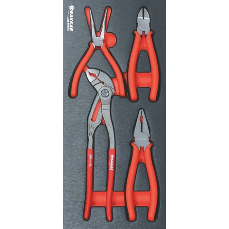 Module mousse 395x178mm métal pinces - 4 pcs - Ce produit de marque DRAKKAR est neuf.