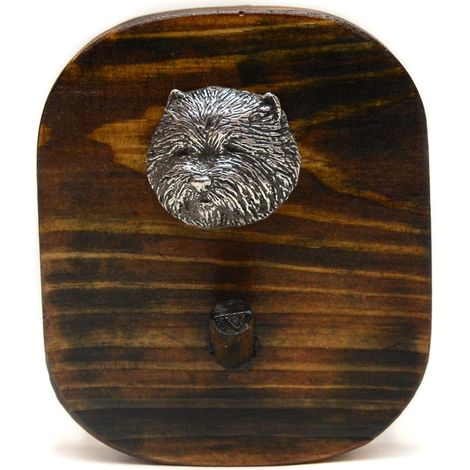 West Highland White Terrier, Westie - colgador de correa, colgador de medallas con un perro, gancho para llaves de Art-Dog (1/5)