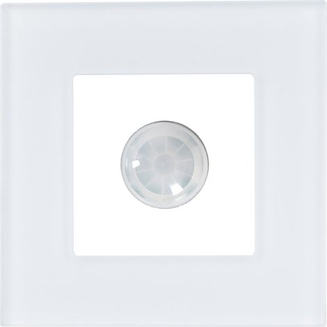 Interruptor Detector de Movimiento IR con Marco PC Modern Blanco