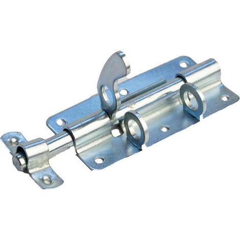 Verrou avec porte cadenas 100mm tige 10mm targette pêne loquet fermeture porte extérieur portail vérou
