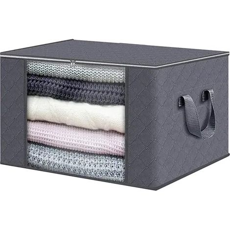 Sac de rangement zippé – 60x40x35 cm – Pliable – Vêtements et accessoires – Organisation (1/5)
