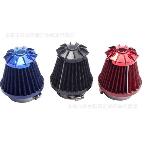 A7TJC three-pin spark plugs for off-road motorcycles, quads, beach skateboards, GY6 50-150cc scooters, yellow-red attribute (1/4)