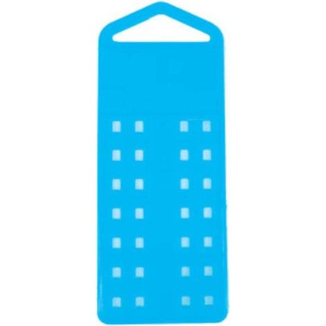 250 x PLACCHETTA SELF SERVICE 145X55 MM AZZURRO