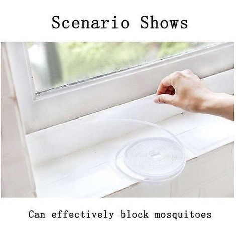 Lot de 2 moustiquaires / écrans anti-insectes pour fenêtre - 130 x 150 cm - découpables - moustiquaire blanche (1/3)