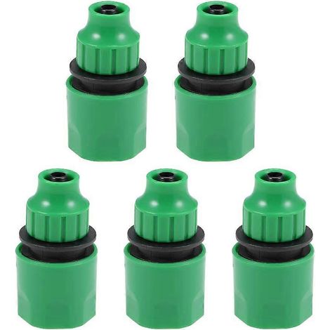 Raccord rapide adaptateur pour tuyau d'arrosage de 8 mm de diamètre intérieur, pour système d'irrigation de jardin (1/5)