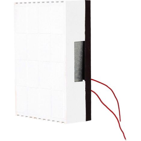 Sonnette filaire mécanique, murale, sonnerie audible, adaptée aux systèmes de contrôle d'accès des hôtels (220V). (1/3)