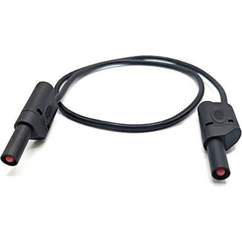 Mueller Electric 22.421-2M-0 Cavo di misura Spina a banana 4 mm Spina a banana 4 mm 2 m Nero 1 pz.