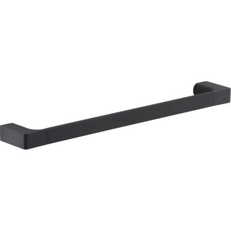 Porta salviette da parete in ottone nero opaco modello pirenei dim.  cm (lxpxh): 35,1Ã—6,6Ã—2,6 - nero opaco GEDY