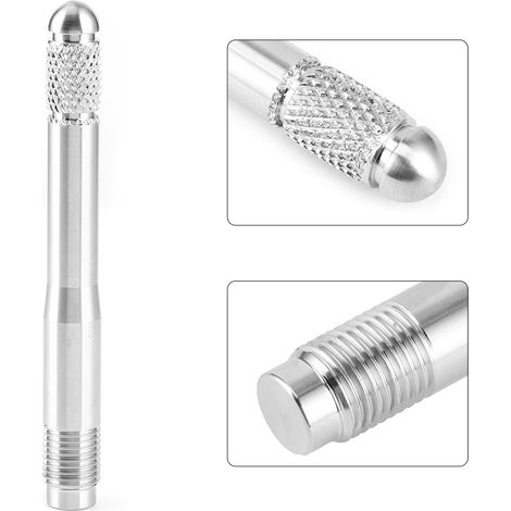 Reifenwechsel-Positionierungsstift M14 für W211 W212 W213 W204 W205 W220 W221 W222 W140 R230 R231 W164 W166 Deutsche Baureihe, Silber, M14 x 1,5 (1/5)
