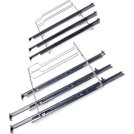 Glissière extension triple d'origine (17006335, 17001178) Four, cuisinière JUNKER, VIVA, BOSCH, BLAUPUNKT, SIEMENS, CONSTRUCTA
