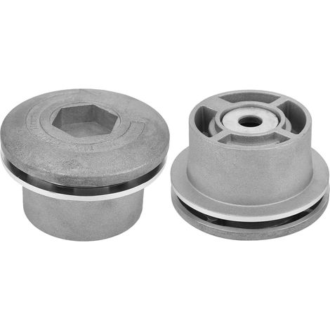 Tête de coupe-bordures en aluminium, kit de rechange pour débroussailleuse à fil, pièces détachées pour tondeuse à gazon (1/5)