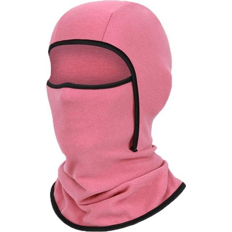 Passamontagna in pile per sci e viso per bambini,Maschera integrale invernale calda per ciclismo,Scaldacollo antivento per sci (1/5)