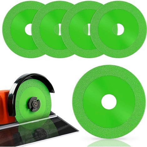 Disque de Coupe de Verre Disque à Tronçonner Verre 5 PCS Meule à Lame de Scie Mince Disques de Coupe Diamant Universels ultra Fins pour Verre, Céramique (1/5)