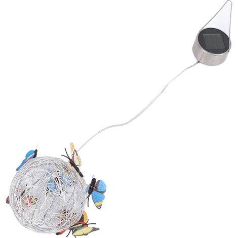 Lampe solaire LED suspendue étanche, lampe colorée décorative, lanterne solaire suspendue pour terrasse et jardin.-AquaForge