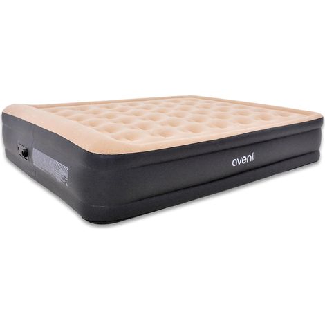 Queen-Size-Luftmatratze (erhöht) – 203 x 157 x 47 cm mit Pumpe (1/5)