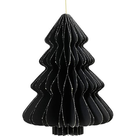 Arbre Décoratif Papier Noir Décoration éphémère élégante - Decoris