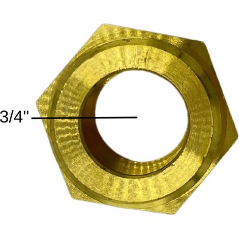 Doppelnippel 3/4" Messing flachdichtend Heizungstechnik Solar Solarzubehör (1/5)