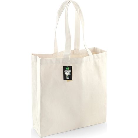 Sac cabas classique en coton Westford Mill (21 litres) Taille unique N Naturel (1/4)
