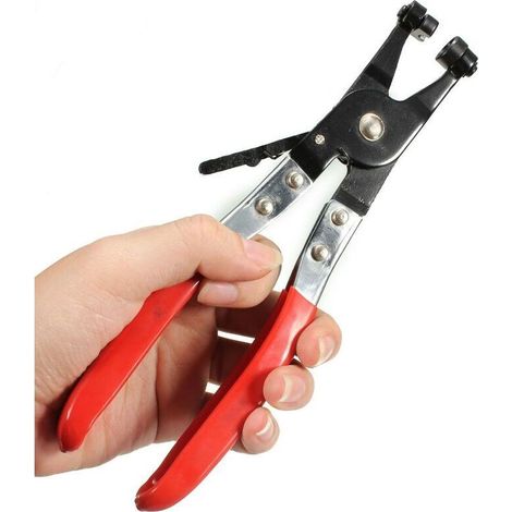 Pince pour colliers de serrage de tuyau d'eau Pince pour faisceaux de tuyaux revêtus de plastique à gorge droite (1/4)