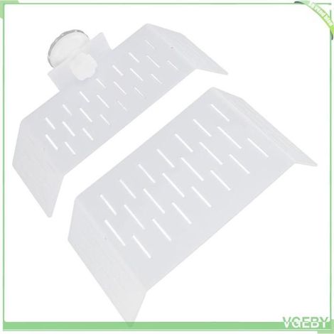 Plate-forme pour tortue - FAFEICY - 2 pièces - Antidérapante - Ventouses puissantes - Plastique (1/5)