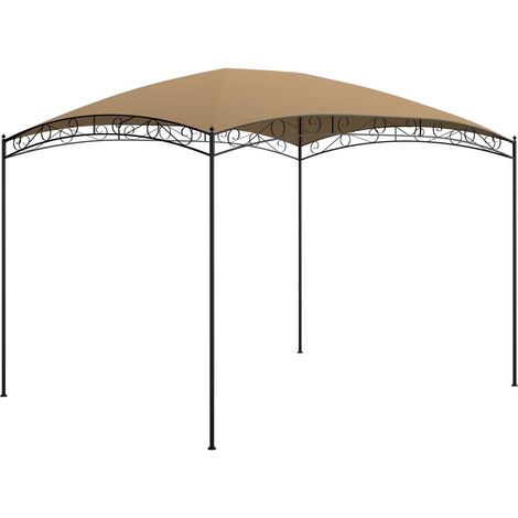 Cenador gris taupé 3x4x2,65 m 180 g/m² vidaXL