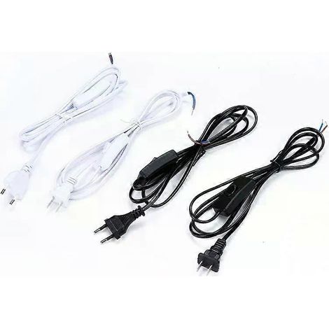 Câble d'alimentation 220 V avec prise US/EU 303 et interrupteur intégré. Rallonge électrique 220 V CA de 18 m. (1/4)