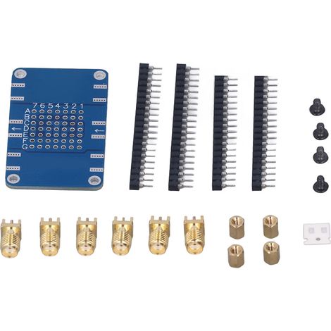 Carte de test pour analyseur de réseau vectoriel, connecteur SMA, kit de démonstration d'analyse de circuit RF