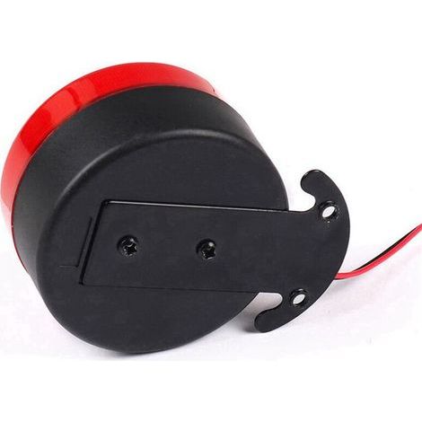 Klaxon d'avertissement automatique 12V-24V 105dB avec indicateur LED et avertisseur de recul, adapté aux automobiles. (1/4)