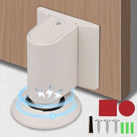 Fermaporta, cuneo per porta, fermaporta, fermaporta magnetico in metallo, fermaporta magnetico (1/4)