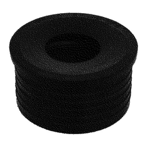 KÖRO HT Nippel DN40-50 / 1 1/4" Schwarz TPE, klein, 47 mm