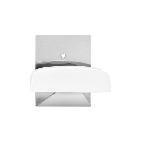 Perchas Adhesivas Blancas Lauxa Home - Pack 12 Uds Acero Inoxidable 5x5cm (1/5)