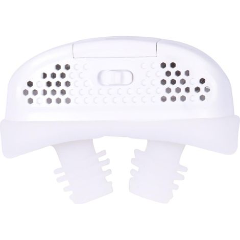 Mini-CPAP-Gerät gegen Schnarchen – Geräuschlose Schlafhilfe mit Silikon-Nasenaufsatz (1/5)