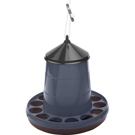 Mangeoire à poulet suspendue 2 Kg, 24x24 cm