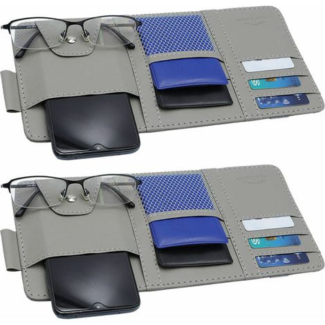 Sac de rangement multifonctionnel en cuir pour voiture (1/5)