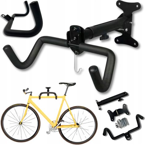GANCHO DE PARED PARA BICICLETAS, SOPORTE PLEGABLE PARA BICICLETAS DE HASTA 40 KG