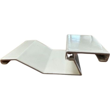 Gocciolatoio / Giunzione TOP in PVC 75mm per balconi e terrazze 2,6 metri : Colore - Bianco, Modello - GIUNZIONE