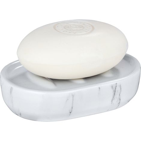 Portasapone in ceramica Bianco Adrada (1/4)