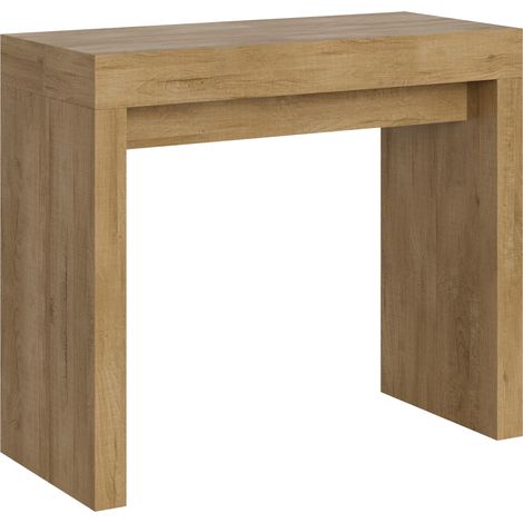 Consolle allungabile - ROXELL - Colore: Quercia Natura - Dimensioni: 90x40/300 (1/5)