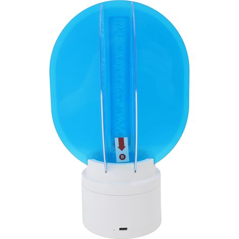 Lampe de chevet sans fil Aurora avec colonne lumineuse multicolore et variation douce LED rechargeable 1800mAh pour chambre salon (1/5)